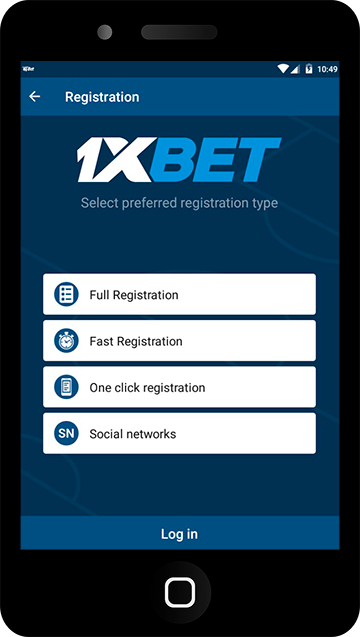 1xbet app registration